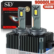D1S D2S D3S D4S D5S D8S LED Headlight Bulbs Canbus 6000K 140W HID Conversion Kit picture