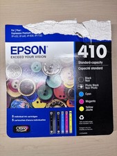 Epson 410 Ink Cartridge Set Claria Ink Factory Sealed Open Box EXP 06/2024 picture