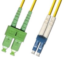 5M Singlemode Duplex Fiber Optic Cable 9/125 LC UPC SC APC Patch Cable Network picture