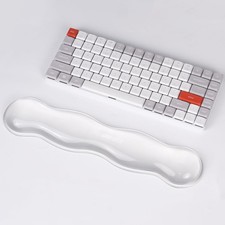 CASUCATTE Ergonomic Clear Gel Wrist Rest Normal, Keyboard Rest-clear picture