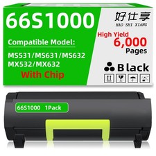 66S1000 Toner Cartridge Compatible for Lexmark MS531 MS631 MS632 MX532 MX632 picture