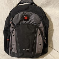 New Swiss Gear Uline Laptop Notebook Tablet Backpack Black/Gray picture