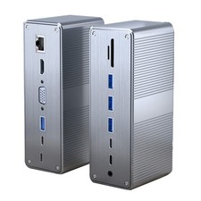 13-in-1 USB C Hub Type C to USB 3.0 2.0 USB-C PD 4K/30Hz SD TF RJ45 3.5mm VGA picture