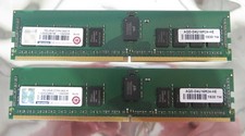 T203233 Lot (2) Advantech 16GB 2Rx8 DDR4 2400 R Memory Modules AQD-D4U16R24-HE picture