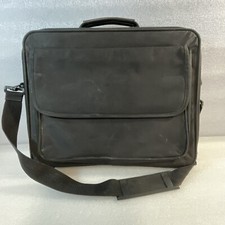 Fellowes Black Padded Laptop Travel Shoulder Bag Multi Pockets GnuFashion picture
