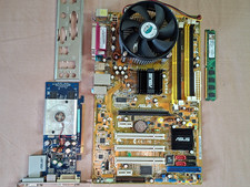ASUS P5PL2 Socket 775+CPU Intel Pentium D 805 +GPU Graphics Card+2GB SDRAM+BP. picture
