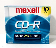 Maxell CD-R - 10 Pack - Up to 48x - 700MB - 80 min. - #648210 - Computer Use picture