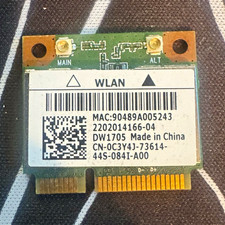Dell DW1705 Mini PCIe Wireless WLAN Card 300Mbps 802.11b/g/n C3Y4J picture