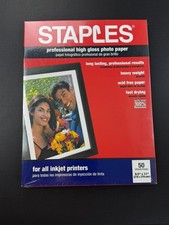 Staples Professional High Gloss Photo Paper - 8.5