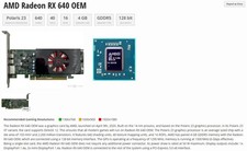 Dell✅AMD Radeon RX 640 4GB GDDR5 Graphics Card✅DP 2x miniDP✅Full Profile picture