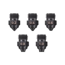 5 PCS Hardened Steel Nozzle Kit Fits 0.2/0.4/0.6/0.8/1.0mm for SV08 MAX Zero picture