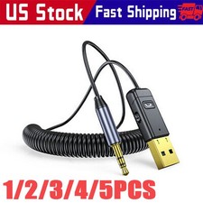 Wireless USB Bluetooth 5.0 Audio Transmitter Receiver Adapter For PC TV Car LOT picture
