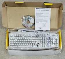 Memorex EZ-ACCESS Computer Wired Keyboard MX2500 Multimedia Internet Keys RARE picture