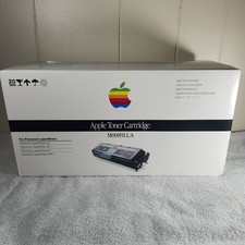 Apple LaserWriter Toner Cartridge OEM New Sealed Old Stock Rainbow Logo picture