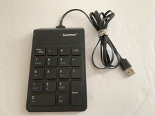 SUNREED SKB886S WIred SLIM Black USB NUMERIC UNIVERSAL KEYPAD picture