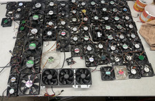 Lot of 80 Assorted Cooling Fans Computer Case Desktop Fans Cooler Power Supply picture