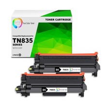 TCT Compatible Black Toner Cartridge Replacement for Brother TN835 – 2-Pack picture