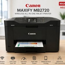 Canon MAXIFY MB2720 Wireless All-in-One Inkjet Printer Copier Scanner Open Box picture