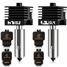 2Pcs P2S Hotend with 0.2/0.4mm Bambu Lab P2S/H2D/H2S/H2C Hardened Steel Nozzle, picture