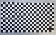 Vans Off The Wall Checkered Desk Mat Mouse Pad 24” x 14” Black & White Vinyl￼ picture