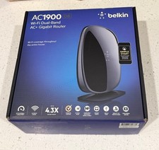 Belkin AC1900 Wi-Fi Dual-Band AC+ Gigabit Router - Black picture