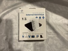 NEW ModusTech Facet 1TB Portable USB-C External Hard Drive - Black picture
