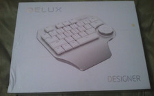 Delux  Digital Mechanical Designer Keyboard/ Keypad, Backlit/ Smart Knob (White) picture