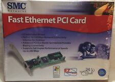 SMC Networks Fast Ethernet PCI Card EZ 10/100 Mbps SMC1244TX New Sealed In Box picture