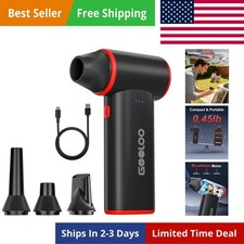 F3 Compressed Air Duster, 150000RPM Duster for Cleaning, 3-Gear Rechargeable ... picture