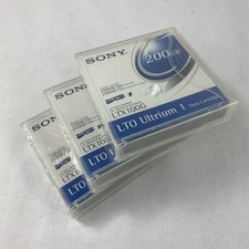 Sony LTO Ultrium 1 LTX100G 200GB Data Cartridge Sealed (Lot of 3) picture