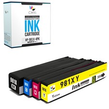 CMYi 4-Pack Compatible 981X Ink fits HP PageWide Managed Color MFP E58650dn picture