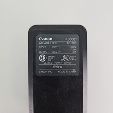 Canon K30081 AC Adapter AD-300 Input 120V Output 13.5V Printer Power Supply picture