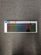 onn Wired LED Gaming Keyboard -  Backlit - Brand NEW in Package - Anti-Ghosting picture