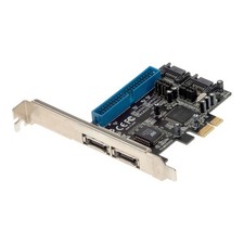 DELOCK PI4JMB363X2A 2x eSATA 2x SATA 1x IDE/ATA CONTROLLER PCIe X1 picture