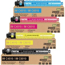 CLOROINK IM C4510 High Yield, C6010 Toner with Chip B/C/Y/M Color picture