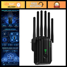 AC1900 Dual Band WiFi Extender, Long Range Signal Booster, 13,880 Sq Ft, 105 Dev picture