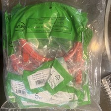 Shaxon CAT5e RJ45 Ethernet Patch Cable, 24AWG Stranded 568B Red 5 ft. 10/pack picture