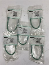 PANDUIT UTPSP1GRY 1FT TX6 PLUS CAT6 UTP PATCH CORD (LOT OF 5) picture