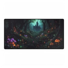 Mushroom Forest Desk Mat | Mouse Pad picture