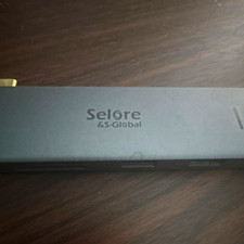 Selore & S-Global USB-C Docking Station, USB 3.0 SD/MicroSD Card Reader Gray picture