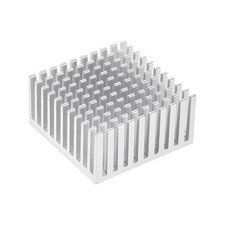 Electronic Radiators Heatsink for MOS GPU IC Chip Silver 40 x 40 x 20 mm picture