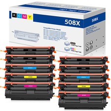 10× CF360X CMYK Color Toner Set fit for HP 508X Enterprise MFP M577Z M577f M577c picture