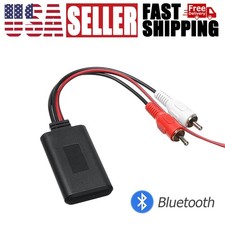 Bluetooth AUX Receiver Car Audio Stereo Module 2 RCA Interface Cable Adapter picture