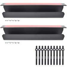 2 PCS Cable Management Tray UnderDesk OnWall 17x4x2.4