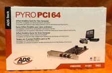 ADS Tech PYRO PCI 64 3-port Firewire Expansion Card-SEALED 64 Bit 1394a picture