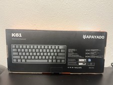 APAYADO K61 Mechanical Keyboard 60% Wired USB-C Black Lighting Effect QWERTY  picture