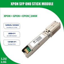 1.25G/2.5G EPON GPON XPON SFP ONU Stick With MAC SC Connector 20KM 1490/1330nm picture