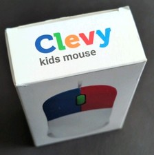 NEW Open Box Clevy Kids Mouse Colorful Ergonomic USB Mouse Windows iOS Chrome picture
