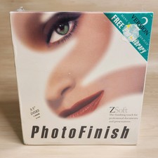 Zsoft Photo Finish Software Diskettes Windows 3.0 Vintage Brand New Sealed picture