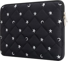 15 16 Inch Portable Laptop Sleeve Bag Soft Lining Padded Case Cover Black picture